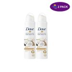 Dove Deodorant Spray Restoring Ritual With Coconut & Jasmine Flower Scent (150 Ml) 2 x $7.00