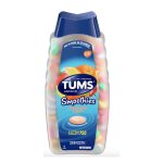 TUMS Smoothies Assorted Fruit Antacid Chewable Tablets for Heartburn Relief, (250 ct.)
