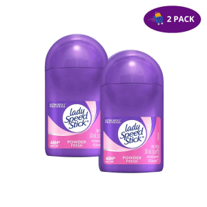 Desodorante Speed Stick Lady Antitranspirante Roll-On Powder Fresh (50ml) 2 x $5.50