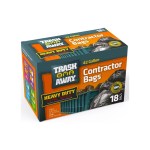 Bolsa De Basura  Heavy Duty Trash Away De 42 Galones Negra 18 Piezas