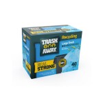 Bolsa De Basura Trash Away De 30 Galones Azul Con Cordon 40 Piezas