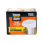 Bolsa De Basura Trash Away De 4 Galones Blanca 150  Piezas