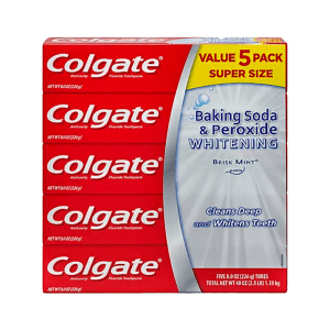 Pasta De Dientes Colgate Baking Soda And Peroxide Whitening 5 Piezas De 8 OZ.