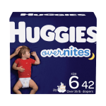 Pañal Huggies Overnites Talla 6 Paquete de 42 pañales