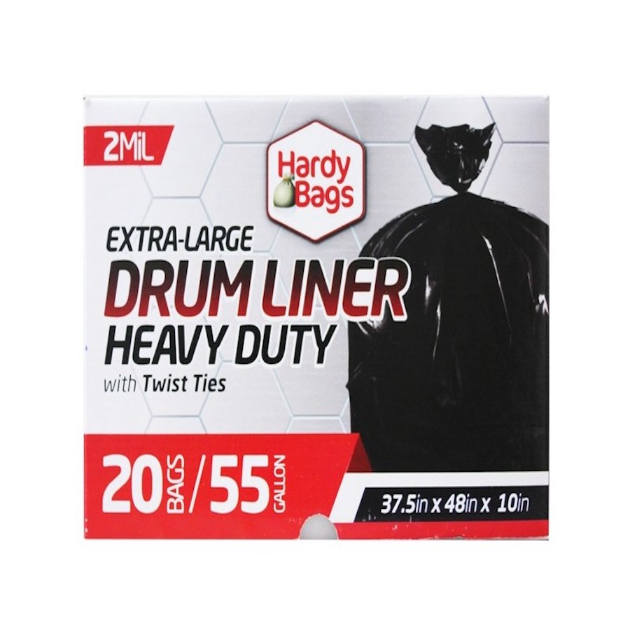 CN91252 Heavy Duty Drum Liner (20 Bags / 55 Gal) - Imagen 1