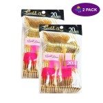 Tenedores Desechables Gold 40 x 4.50$