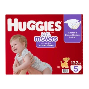 Pañales Huggies Little Movers (Talla 5, 132 Ct.)