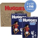 Pañales Overnite Huggies Talla 4, 58 (2 Pack)