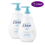 Dove Baby Head To Toe Wash Rich Moisture (400 Ml) 2 x $10.00