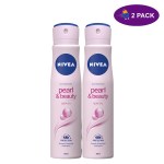 Desodorante De Mujer Nivea Pearl & Beauty Quick Dry 250 ml, 2 x $9.00
