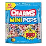 Charms Mini Pops, 18 Flavors (300 Ct)