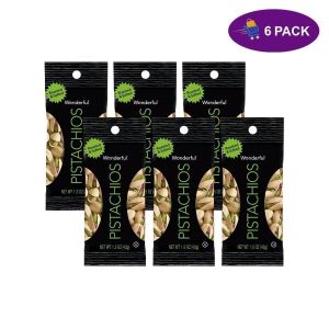Pistachios Wonderful Roasted & Salted (42 Gr) 6 x $7.50