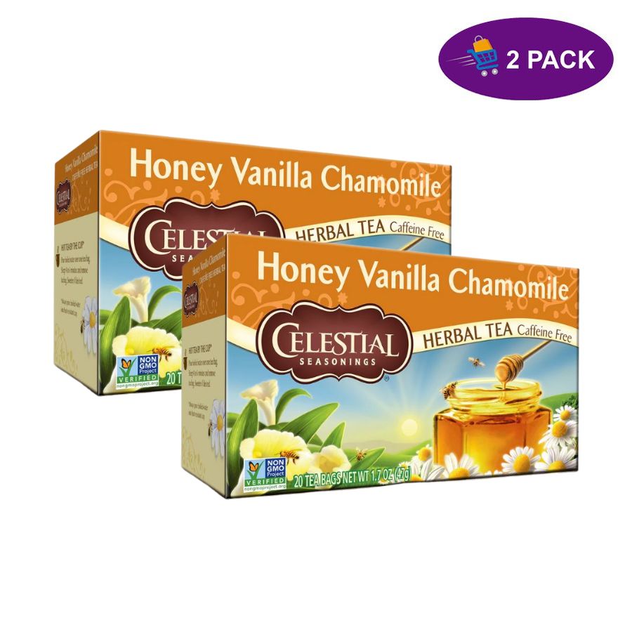 70734053078.jpg Celestial Honey Vanilla Chamomile Tea, 20 Bolsas 2 x $6.50 - Imagen 1