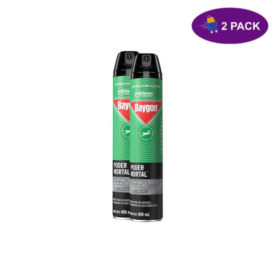 Untitled design-40 Baygon Poder Mortal 400 Ml 2 x $6.50 - Imagen 1