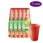 Party World Vasos Desechables Color Rojo (16 Oz, 16 Ct.) 4 x $5.00