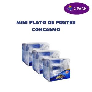 Party World Mini Plato De Postre Concavo (10 Ct., 55 ml) 3 x $5.00