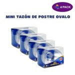 Party World Mini Tazón De Postre Ovalo (10 Ct., 32 ml) 4 x $4.00