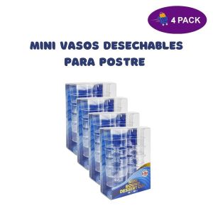Party World Mini Vasos Desechables Para Postre (10 Ct., 60 ml) 4 x $6.00