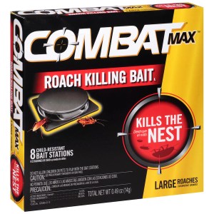 Combat Max Sistema Para Eliminación De Fuente De Cucarachas (8 Ct.)