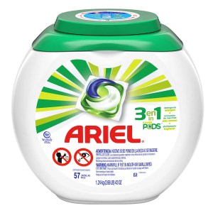 Ariel Cápsulas Detergente 3 En 1 (57 Ct.)