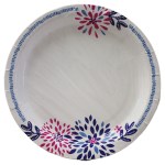 Platos Desechables De Papel Floral Design (10 In, 24 Ct.)