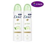 Dove  Deodorant Spray Go Fresh (250 Ml) 2 x $9.50