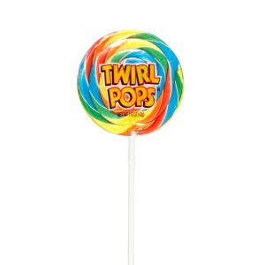 Twirl Pops Rainbow Colors (1.5 Oz)
