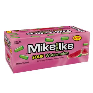 Mike And Ike Sour Watermelon Box (0.78 Oz, 24 Ct)
