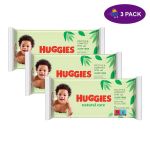 Huggies Natural Care Aloe Vera Unscented Baby Wipes (56  Ct) 3 x $5.25