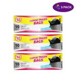 Hardy Bags Large Trash Bags (30 Galon, 10 Ct.) 3 x $5.25