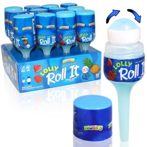 Zazers Lolly Roll It Sour Mixed Berry Liquid Candy (12 Pack - 20 Ml)