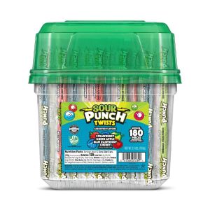 Sour Punch Twists Assorted Flavors (180 Pieces Approx. - 0.35 Oz)