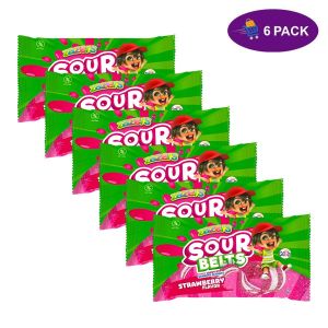 Zazers Sour Belts Strawberry Flavor (0.9 Oz) 6 x $4.50