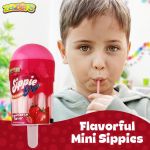Zazzers Sippie Candy In Straw Pop Strawberry Flavor (12 Pack - 0.64 Oz) - Imagen 6