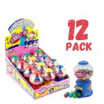 Dubble Bubble Gumball Dispenser Assorted Fruit Flavors (12 Pack - 1.41 Oz)