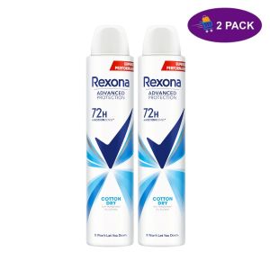 Rexona Advanced Protection Cotton Dry Deodorant (200 Ml) 2 x $9.00
