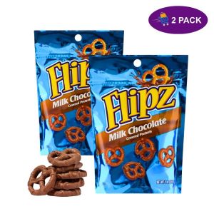 Flipz Milk Chocolate Covered Pretzels (5 Oz) 2 x $7.00
