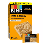 Kind Healthy Grains Bars Oats & Honey (15 Bars - 18.0 Oz)
