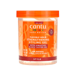 Cantu Gel de styling fortalecedor con manteca de karité y aceite de ricino (18.5 Oz)