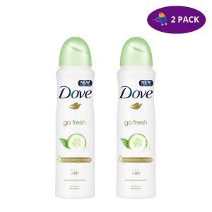 Dove Deodorant Spray  cucumber & green tea (150 Ml) 2 x $7.00