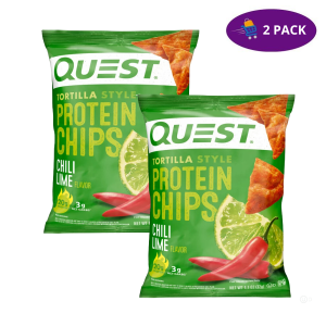 Quest Nutrition Tortilla Style Protein Chips, Chili Lime (1.1 Oz)  2 x $5.50