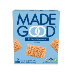MadeGood  Crispy Squares Vanilla ( 6 Bars - 22g)