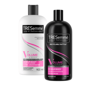 Tresemme Duo Shampoo y Conditioner Volume & Body 900 ML.