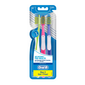 Oral-B Cepillo de dientes  Bacteria Blast 3 Pcs