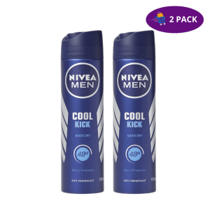 Nivea Men Deodorant Cool Kick Spray (150ml) 2 x $ 8.00