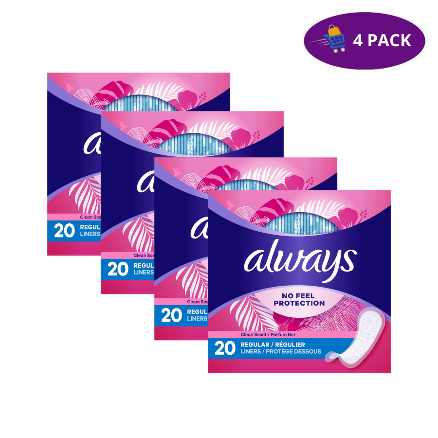 16 Always 80 Protectores Diarios Femeninos 4 x$7.00 - Imagen 1