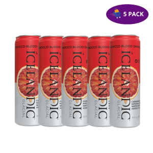 Icelandic Glacial Agua Con Gas De Lata Tarocco Blood Orange (11.2 Oz) 5 x $7.50