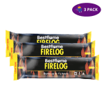 Bestflame El Leño De Encendido Instantáneo Arde Hasta1,5 Horas. (700g) 3 x $9.00