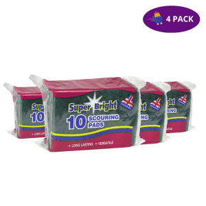Super Bright Esponja Para Fregar (4 Pack - 40 Und)  4 x $5.00
