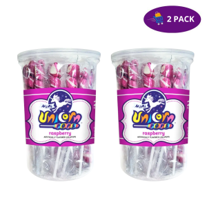 Mini Unicorn Pops Raspberry Pink (24 Pops) 2 x $6.00